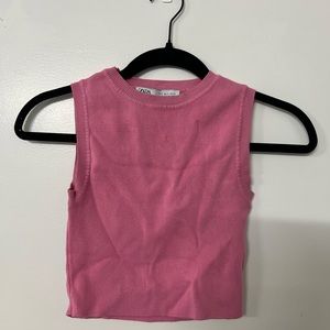 Zara Pink Crop Top